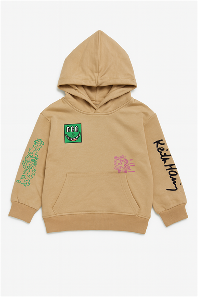 9894 Keyta Kapişonlu Sweat KAHVE