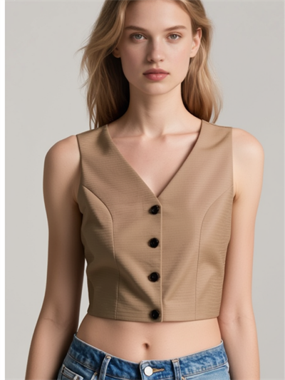 MÜSLİN ASTARLI YELEK