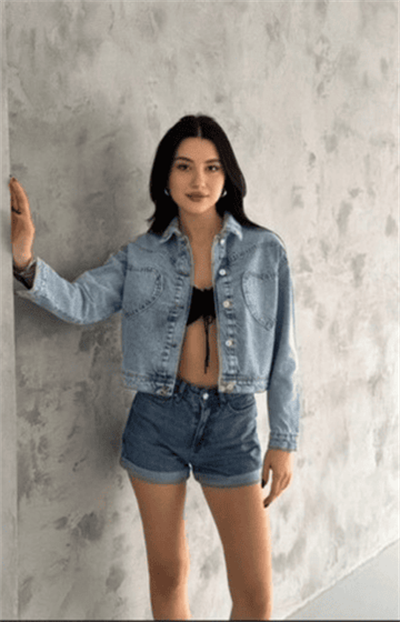 5 DÜĞMELİ DENİM CEKET