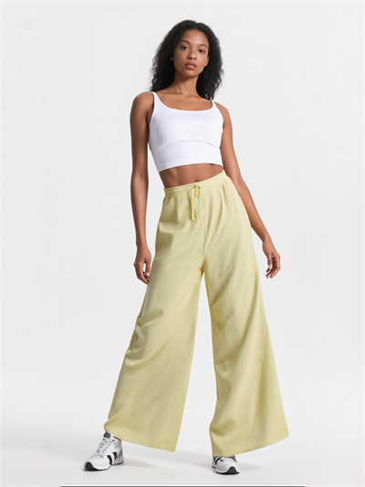 Suyolu Çizgili Burgu Pantolon