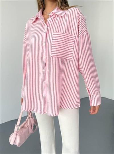 BOL KESİM KETEN GÖMLEK