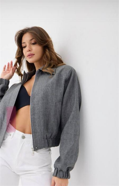 Kaşe Bomber Mont/Ceket