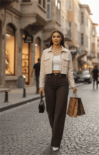 Süet Görünümlü Scuba Ceket