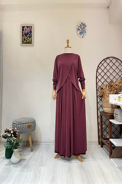 ŞEYDA TENSEL TAKIM Bordo