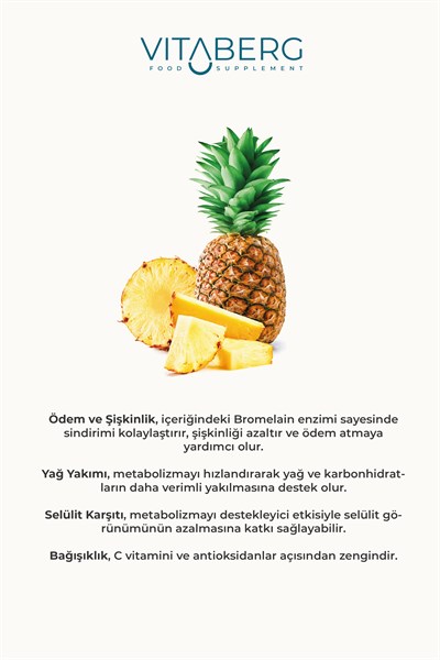 Ananas Sirkesi | Sandaloz Sakızı ve Limon İçeren Sirke Karışım 250 ml