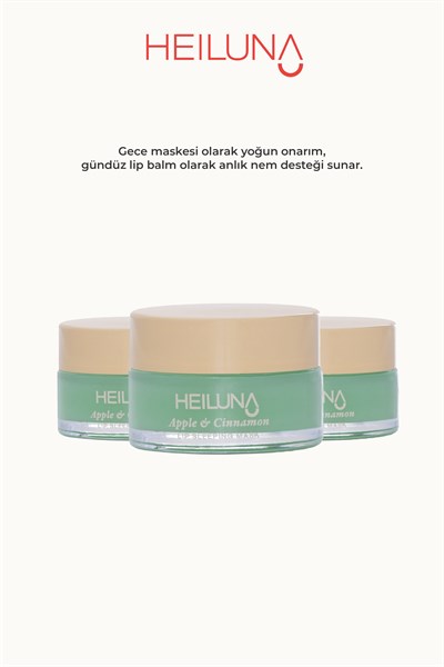 Çatlak ve Kuru Dudaklar İçin Gece Maskesi 20g - Elma Tarçın Aromalı Yoğun Nemlendirici