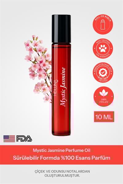 Heiluna Mystic Jasmine | Roll On Kadın Parfüm | Alkolsüz & Doğal İçerikli Kalıcı Koku