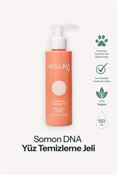 Heiluna Somon DNA Yüz Temizleme Jeli | Aloe Vera & Niasinamid | 150 ml