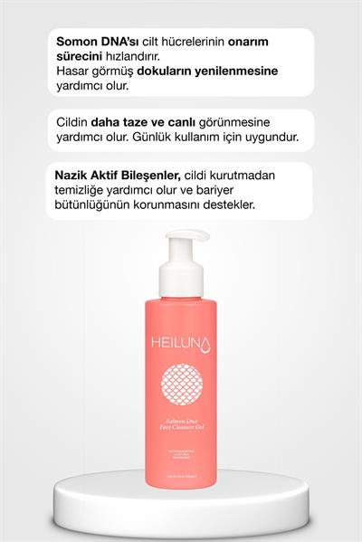 Somon DNA Yüz Temizleme Jeli | Aloe Vera & Niasinamid | 150 ml
