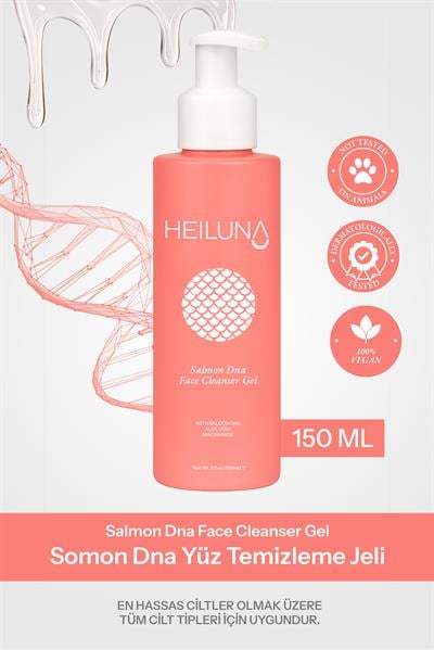 Somon DNA Yüz Temizleme Jeli | Aloe Vera & Niasinamid | 150 ml
