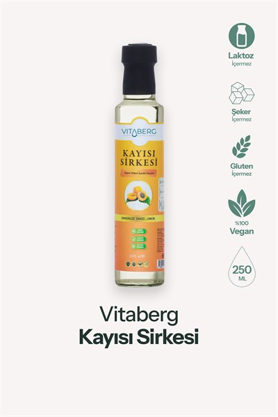 Kayısı Sirkesi | Sandaloz Sakızı ve Limon Ekstrakt İçeren Karışım 250 ml
