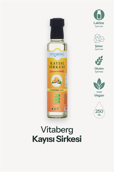 Kayısı Sirkesi | Sandaloz Sakızı ve Limon Ekstrakt İçeren Karışım 250 ml