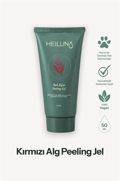Kırmızı Alg Peeling Jel 50 ml | Aloe Vera ve Salatalık Ekstresi İçeren Nazik Arındırıcı