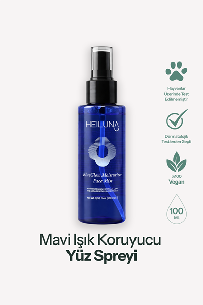 Mavi Işık Koruyucu Işıltı Veren Yüz Spreyi | Mikroalg & Akasya Senegal | 100 ml