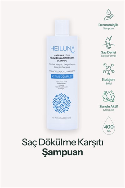 Saç Dökülme Karşıtı Şampuan Kolajen ve Keratin Destekli 400 ml