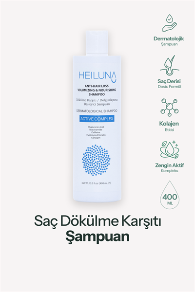 Saç Dökülme Karşıtı Şampuan Kolajen ve Keratin Destekli 400 ml