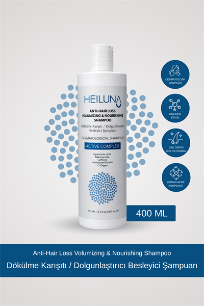 Saç Dökülme Karşıtı Şampuan Kolajen ve Keratin Destekli 400 ml