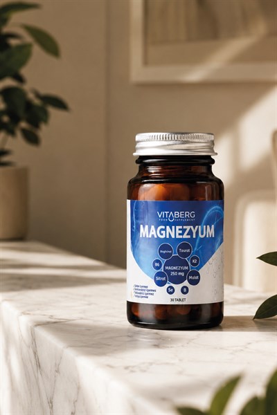 Magnezyum Compleks | Bisglisinat, Taurat, Sitrat, Malat + K2, B6, Bor, Selenyum