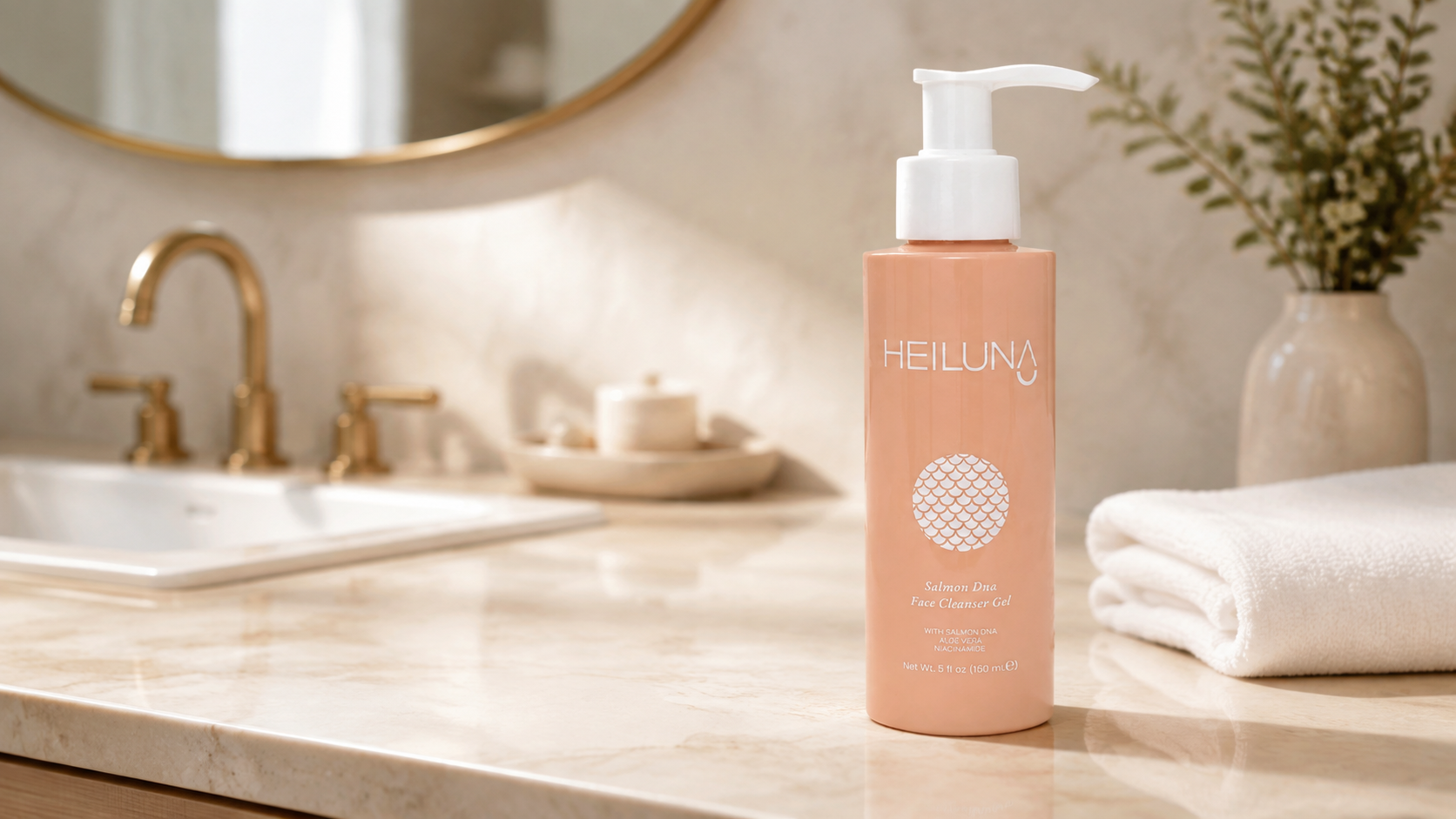 Somon DNA yüz temizleme jeli,Heiluna yüz temizleme jeli,niasinamid yüz temizleme jeli,aloe vera yüz temizleme jeli,günlük yüz temizleyici,vegan yüz temizleme jeli