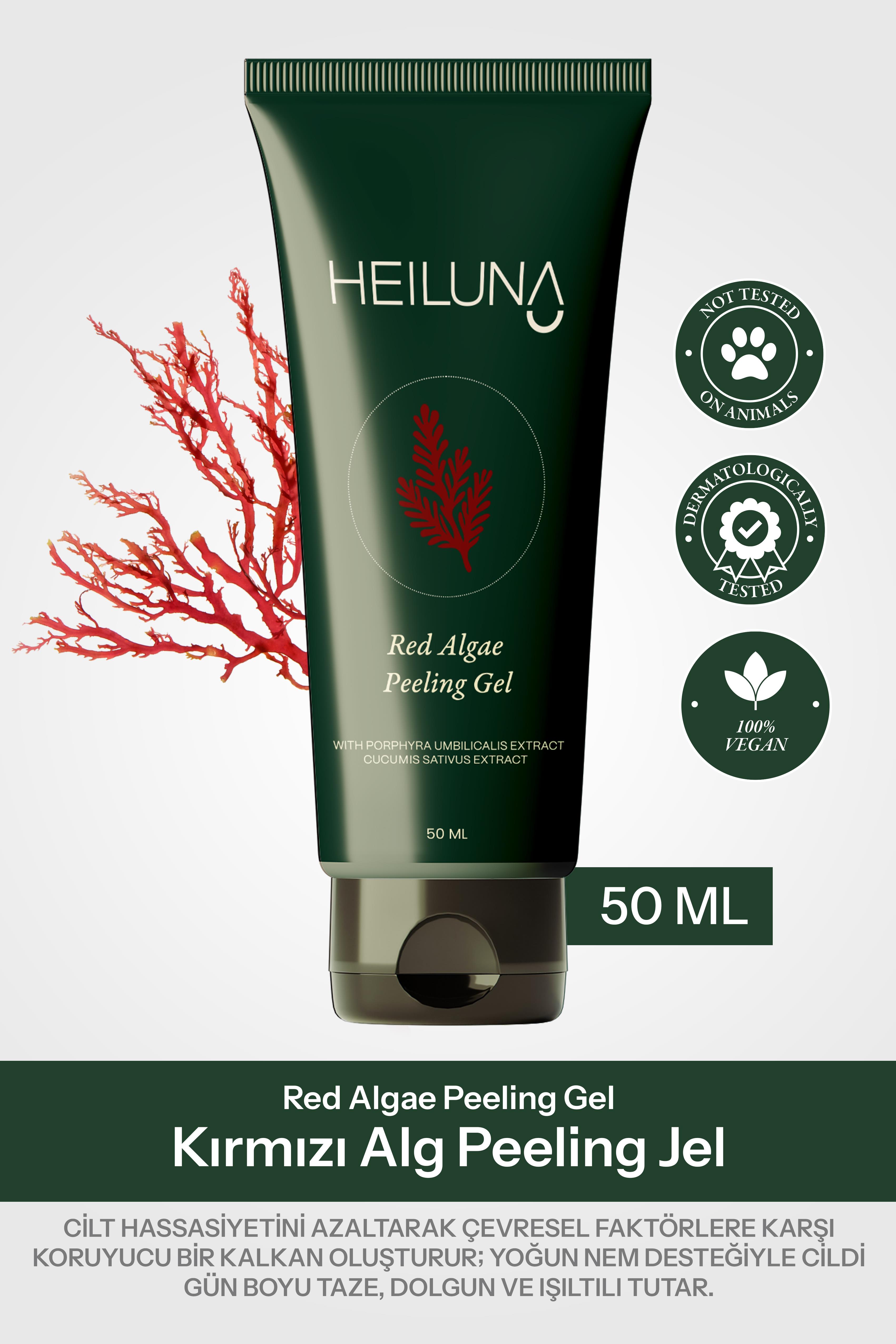 Kırmızı Alg Peeling Jel 50 ml | Aloe Vera ve Salatalık Ekstresi