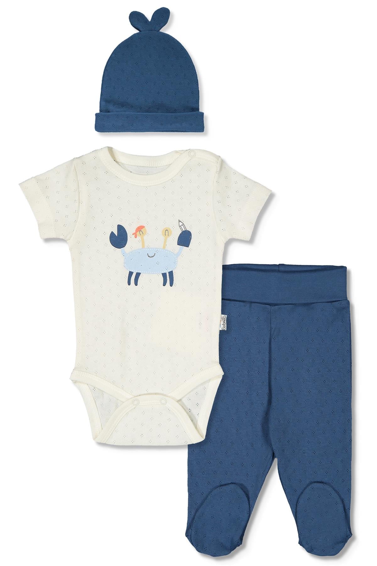 AJURLU BODY SET 3LÜ TAKIM (SHIP BOY) LACİVERT