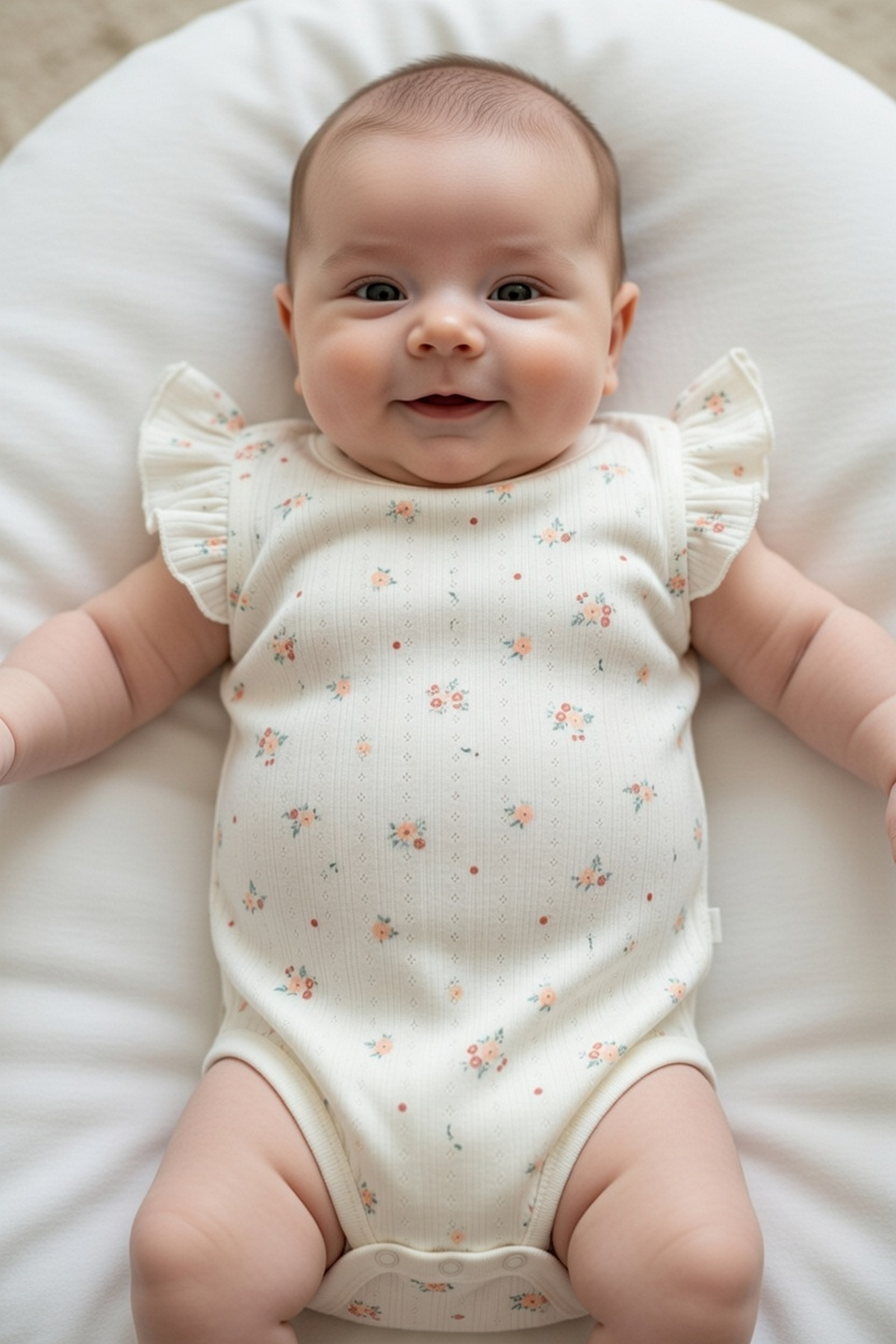 AJURLU KISA KOLLU BODY YAŞ BASKILI (BLOOM) PEMBE
