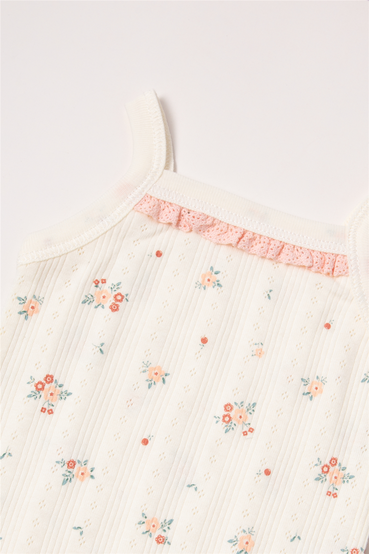 AJURLU PATİKLİ PANTOLON 2Lİ TAKIM  (BLOOM) PEMBE