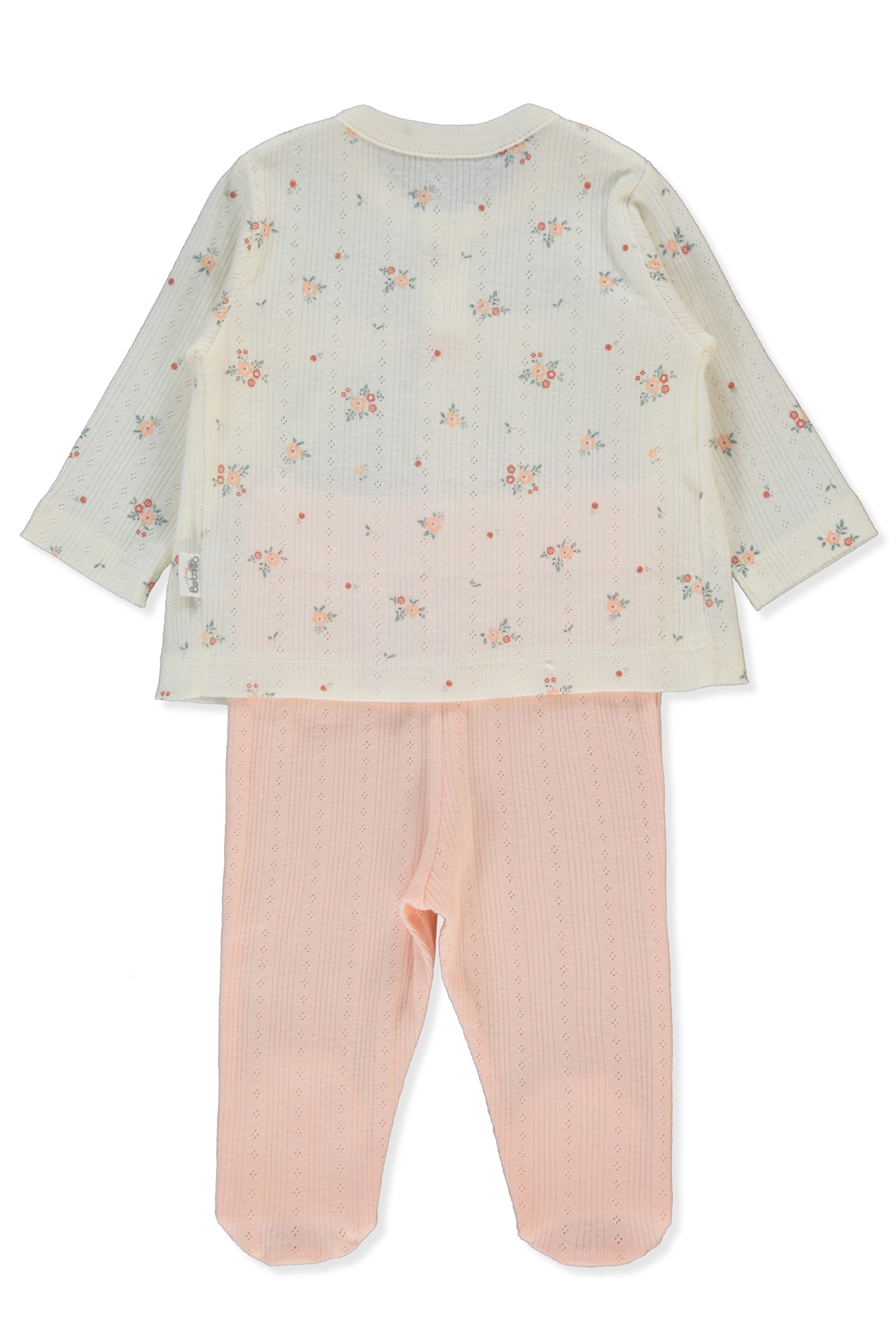 AJURLU PATİKLİ PİJAMA TAKIMI 2Lİ (BLOOM) PEMBE