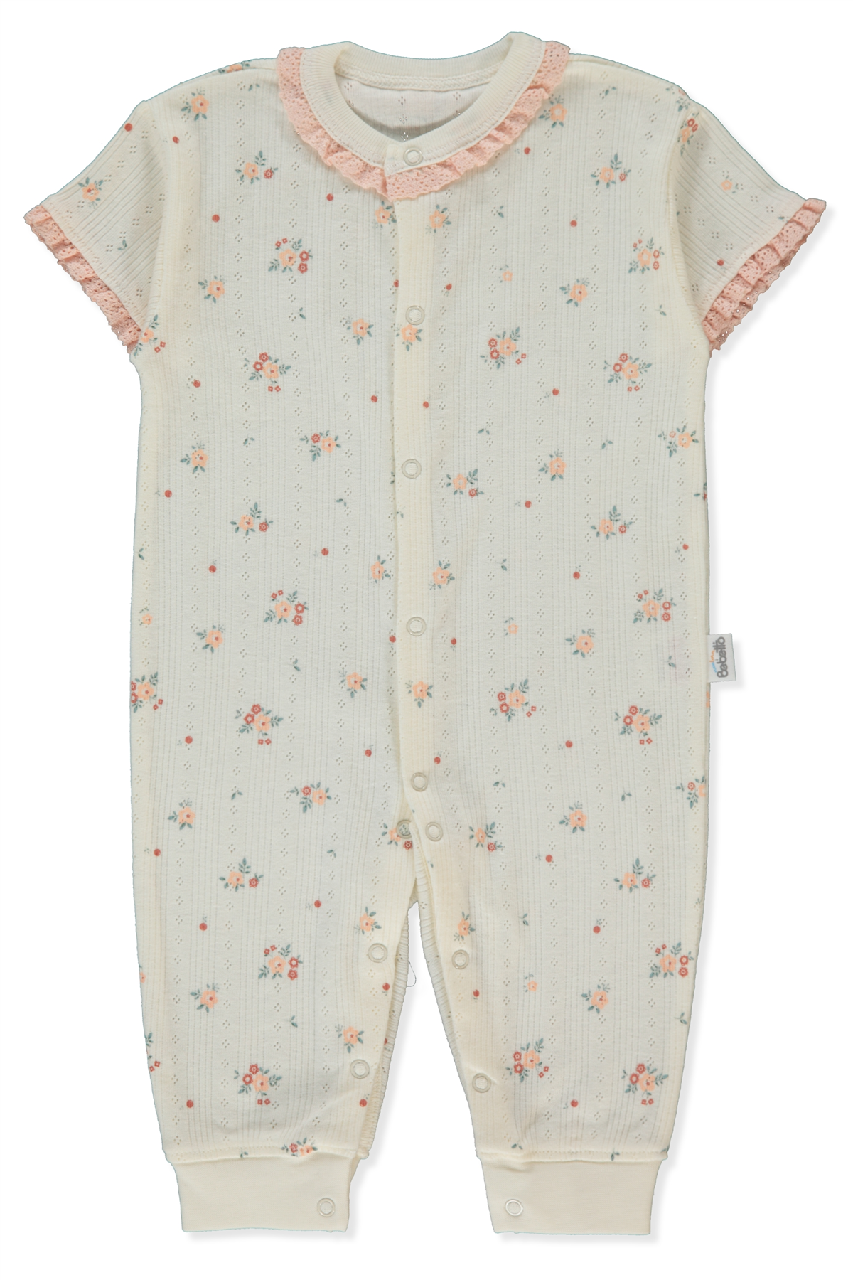 AJURLU PATİKSİZ MINI TULUM (BLOOM) PEMBE