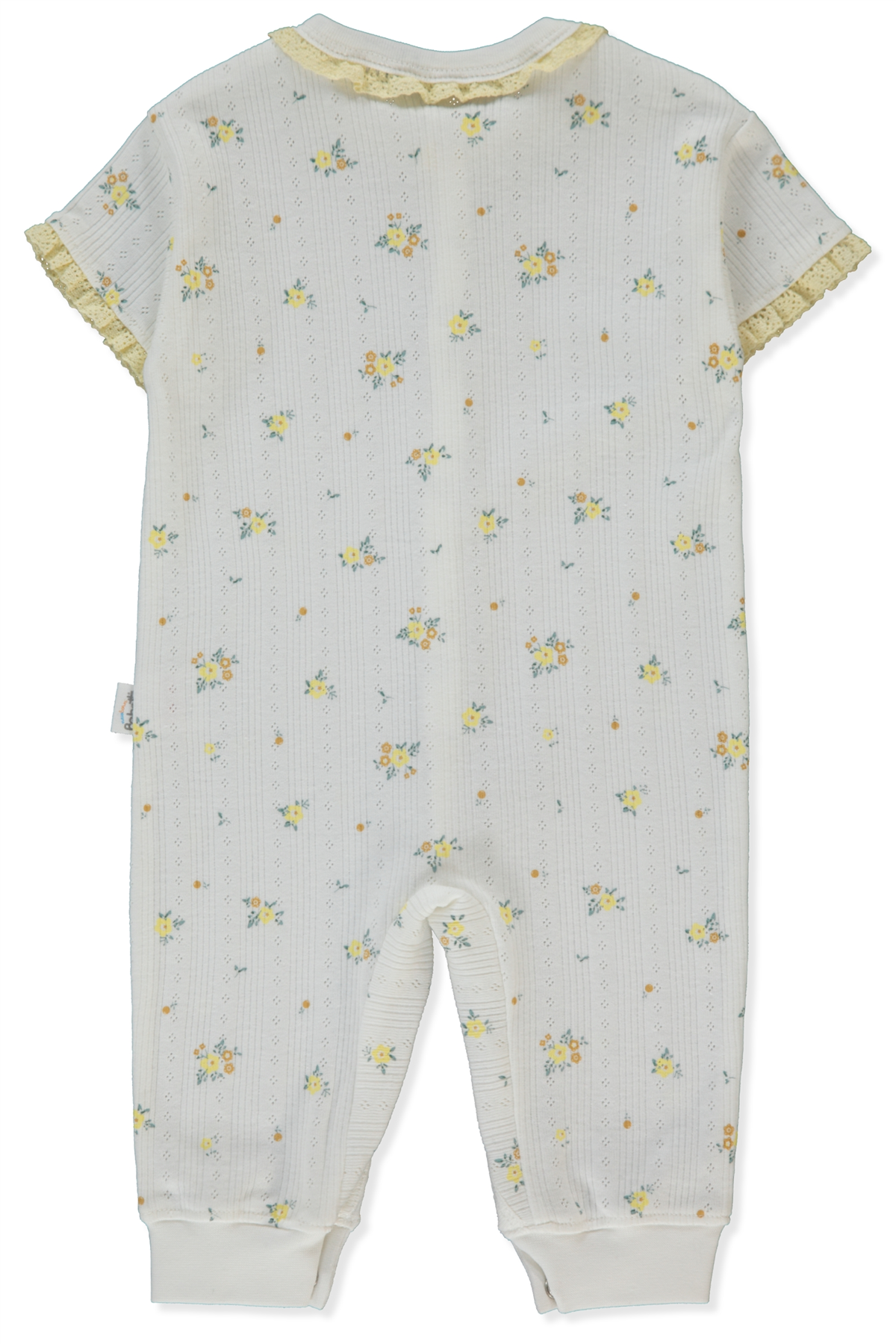 AJURLU PATİKSİZ MINI TULUM (BLOOM) SARI