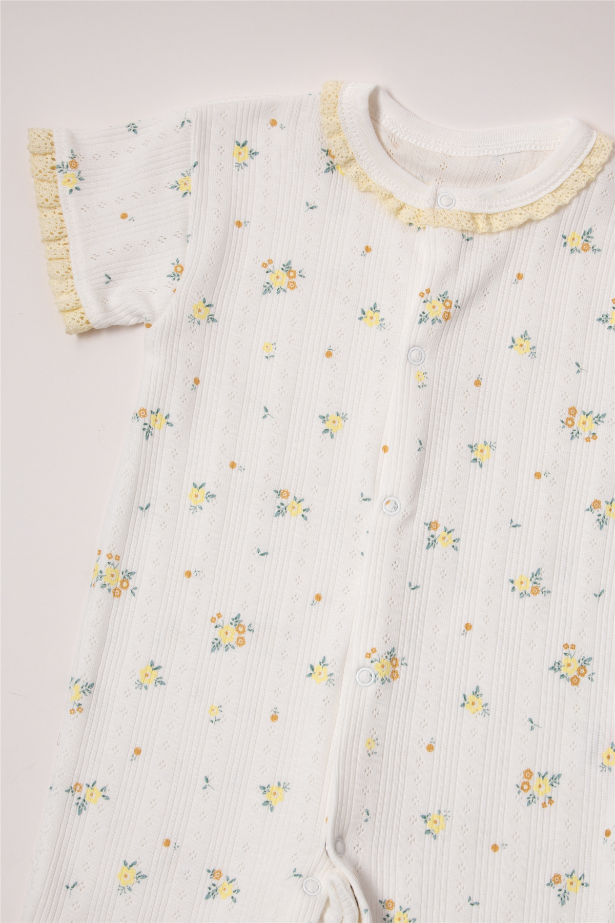 AJURLU PATİKSİZ MINI TULUM (BLOOM) SARI