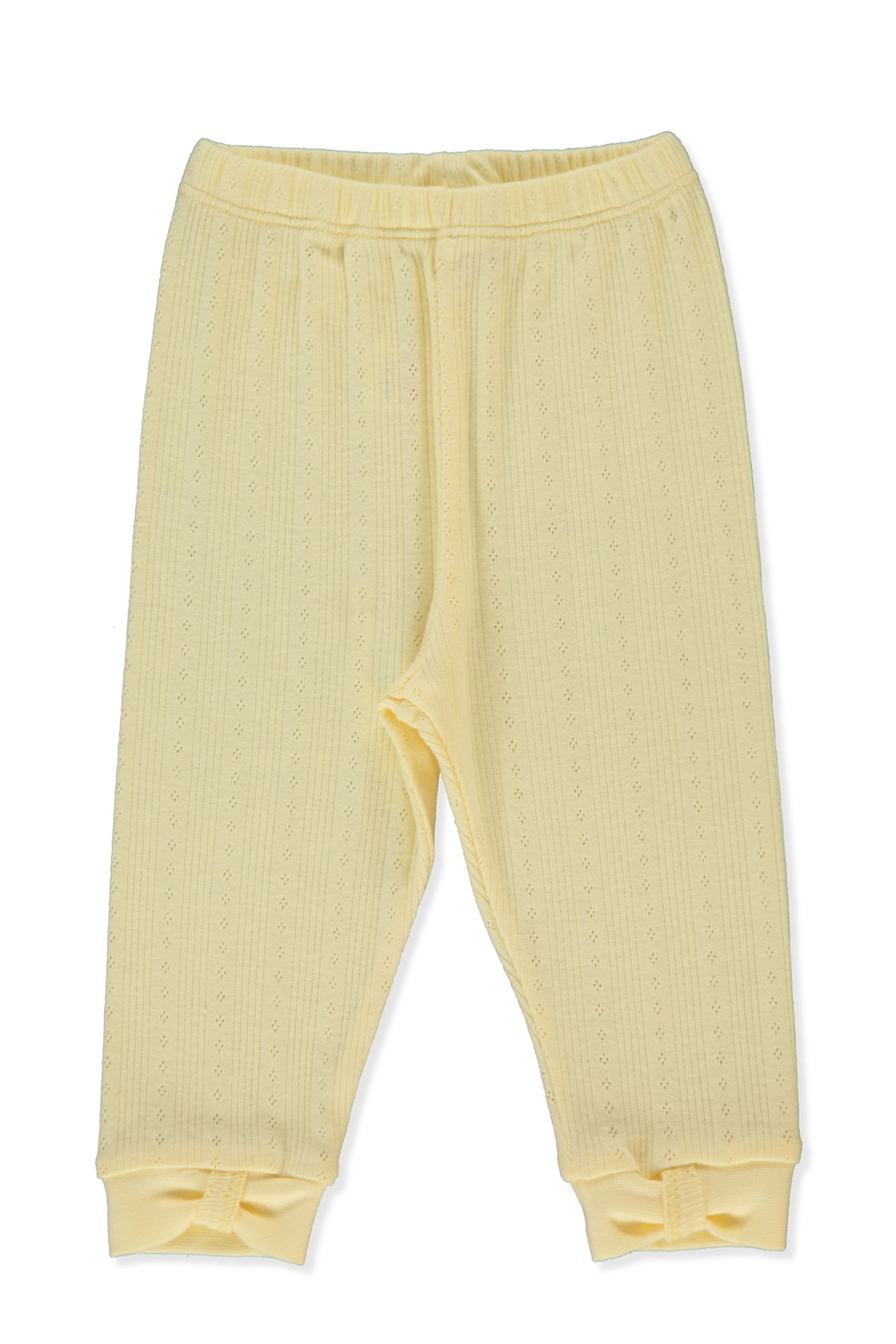 AJURLU PATİKSİZ PANTOLON (BLOOM) SARI