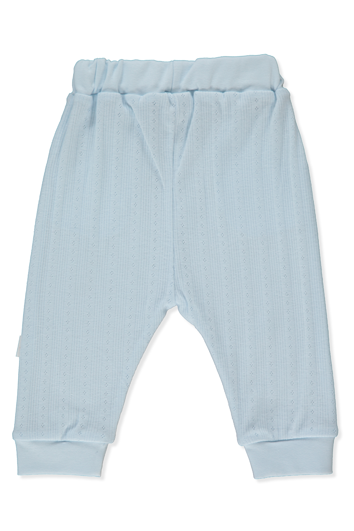 AJURLU PATİKSİZ PANTOLON (PALM IN THE SEA) MAVİ