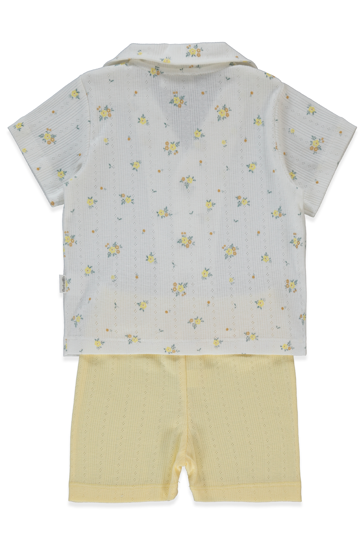 AJURLU ŞORTLU PİJAMA TAKIMI 2Lİ (SWEET PYJAMAS/26) SARI