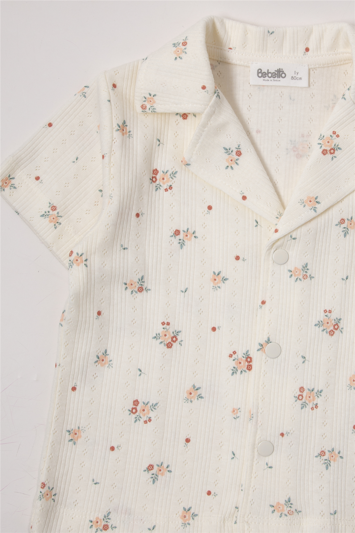 AJURLU ŞORTLU PİJAMA TAKIMI 2Lİ (SWEET PYJAMAS/26) PEMBE