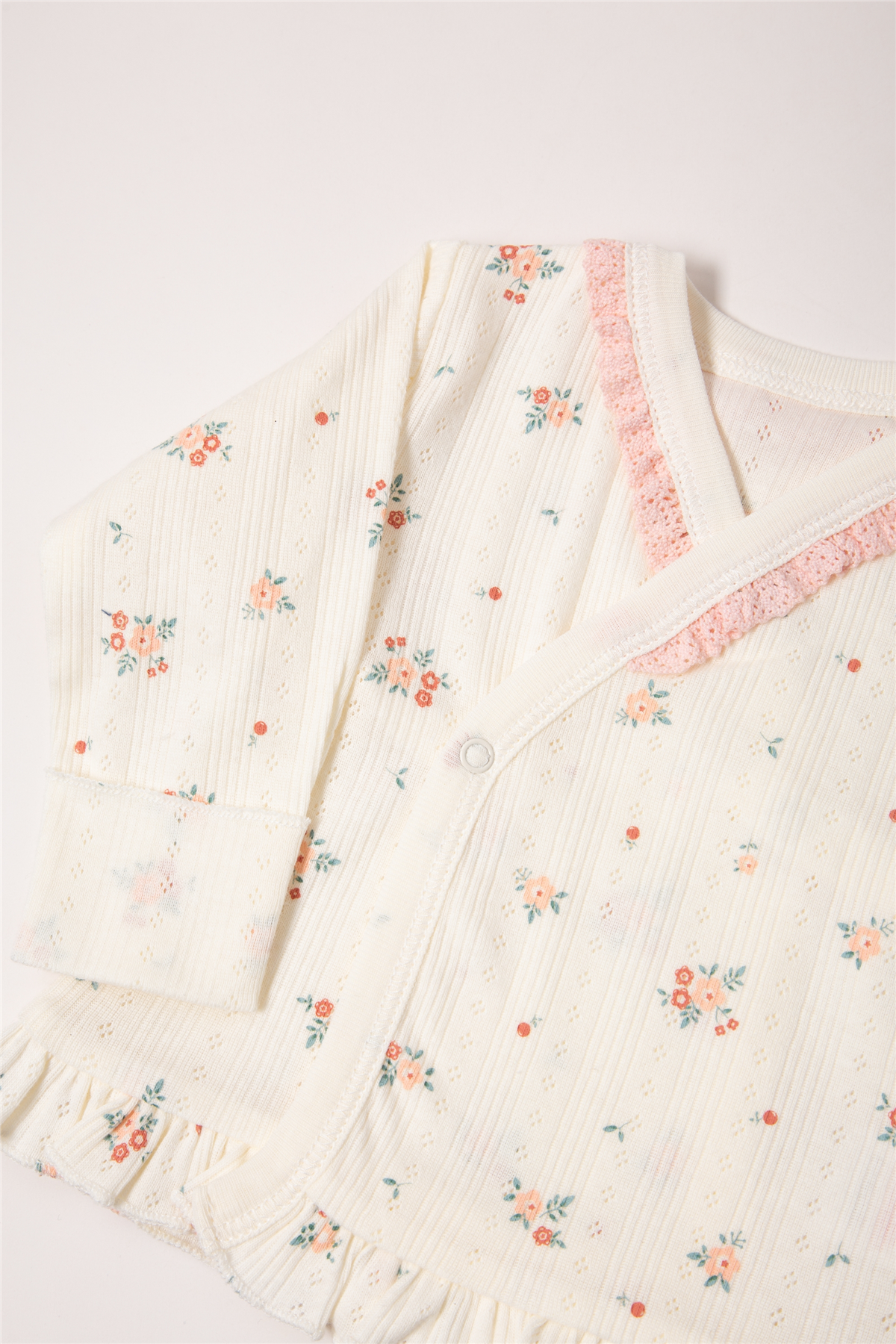 AJURLU ZIBIN SET 3LÜ (BLOOM) PEMBE