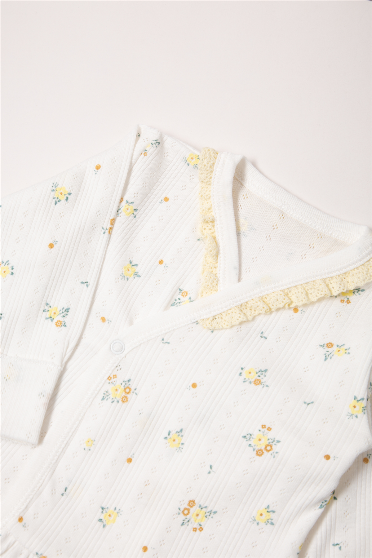AJURLU ZIBIN SET 3LÜ (BLOOM) SARI