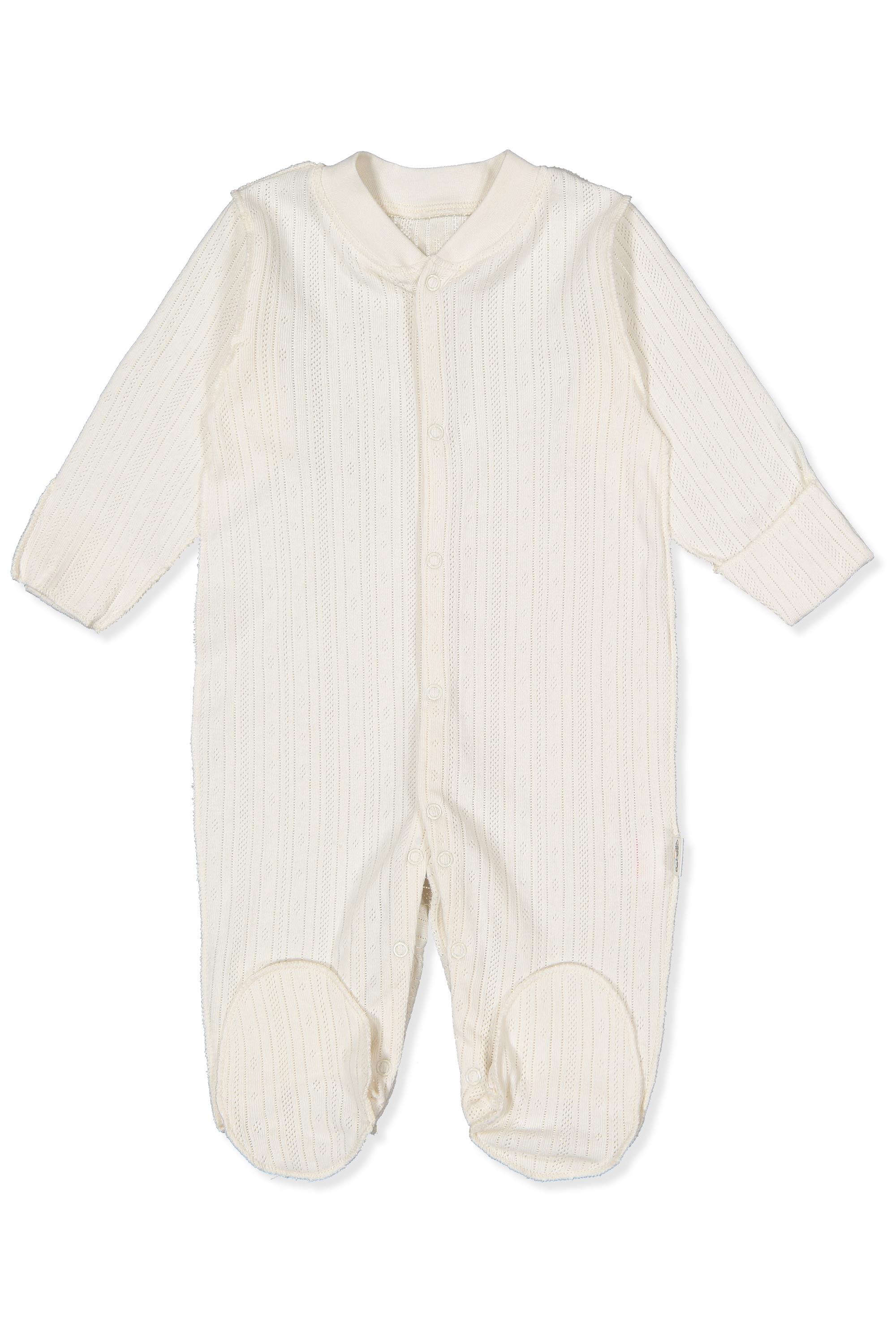 DIŞ DİKİŞ AJURLU PATİKLİ TULUM (BASIC/25) EKRU