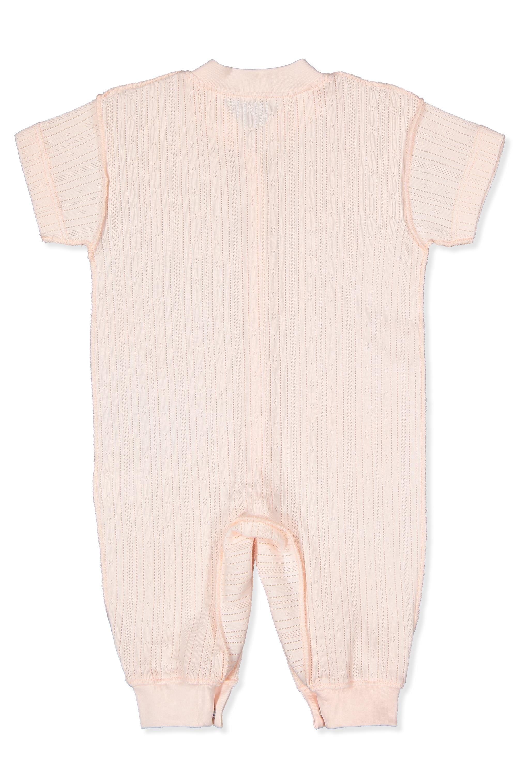 DIŞ DİKİŞ AJURLU PATİKSİZ MİNİ TULUM (BASIC/25) PEMBE