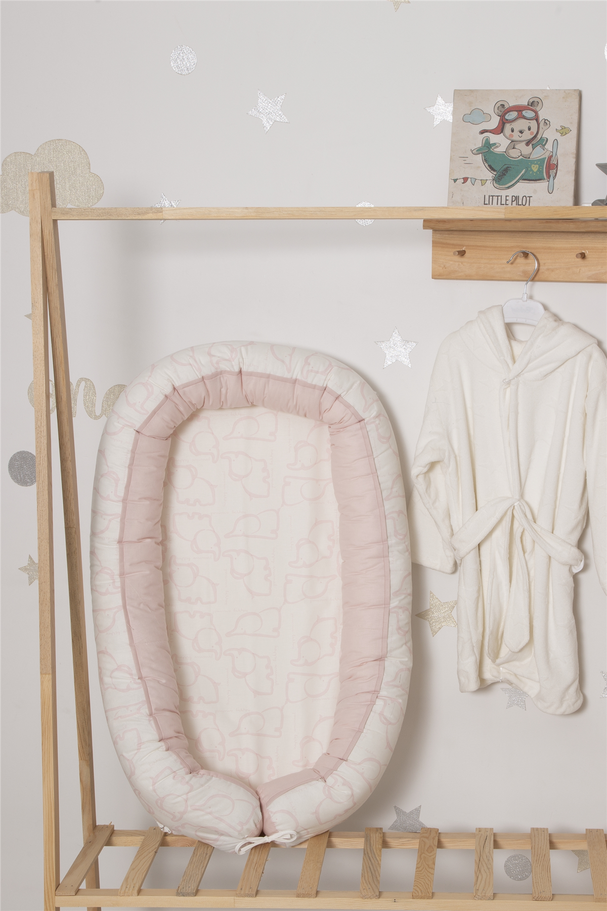 DOKUMA BABYNEST (HAPPY ANIMAL) PEMBE