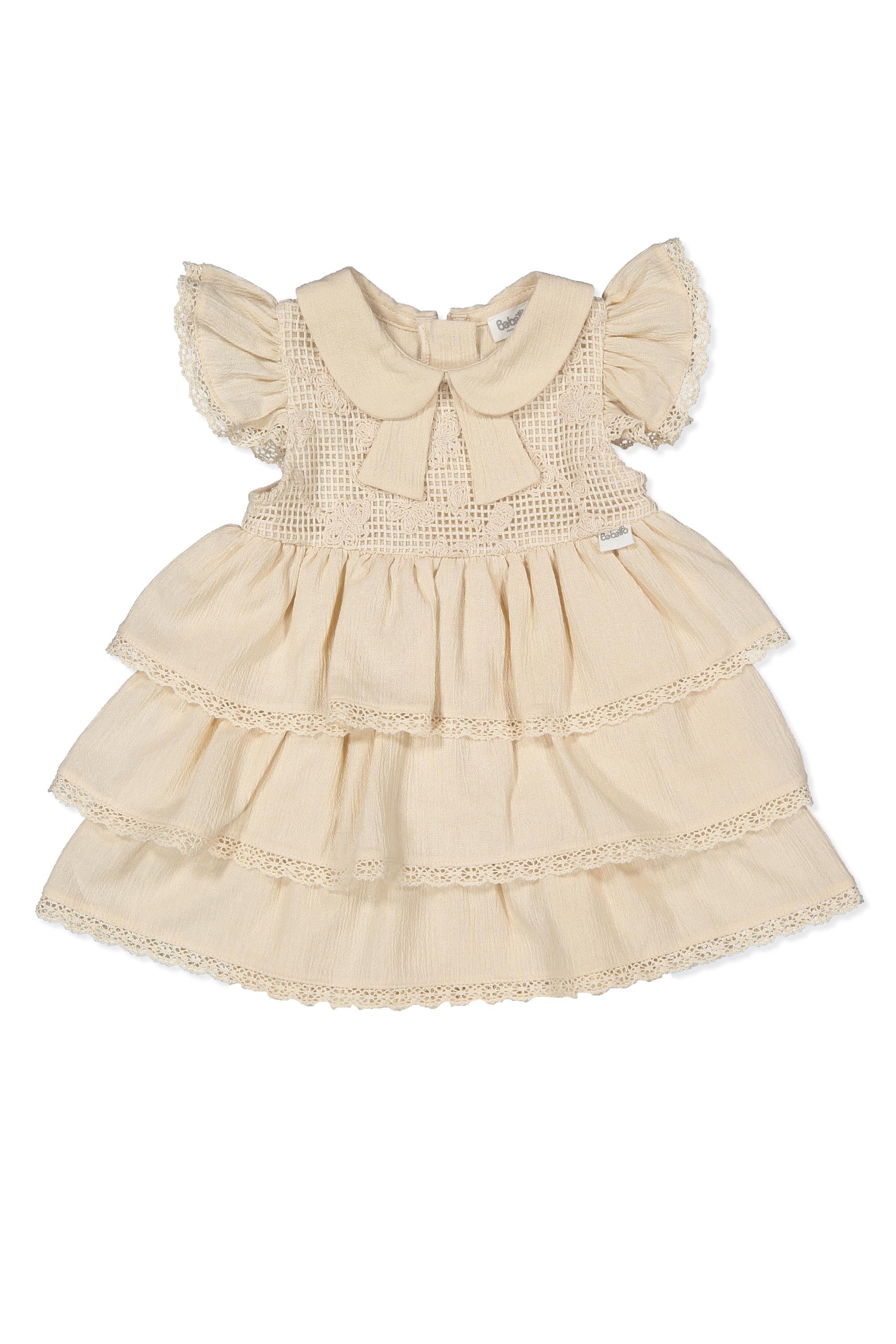 DOKUMA ELBİSE (CRINKLE) BEJ