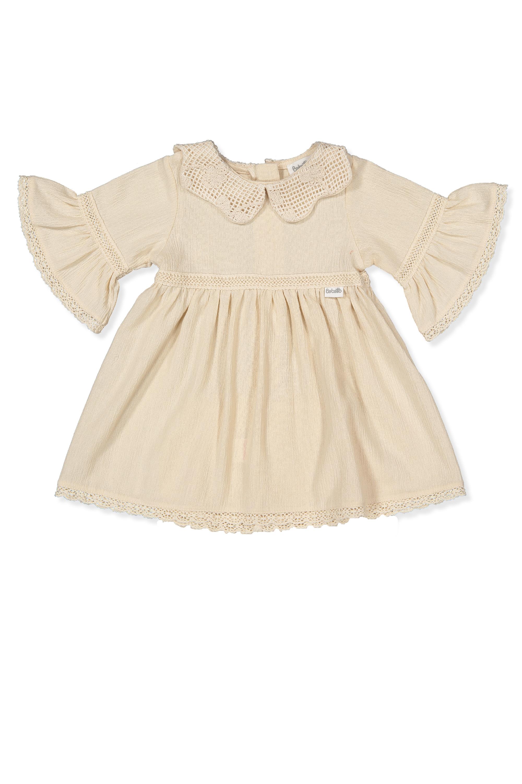 DOKUMA ELBİSE (CRINKLE) BEJ