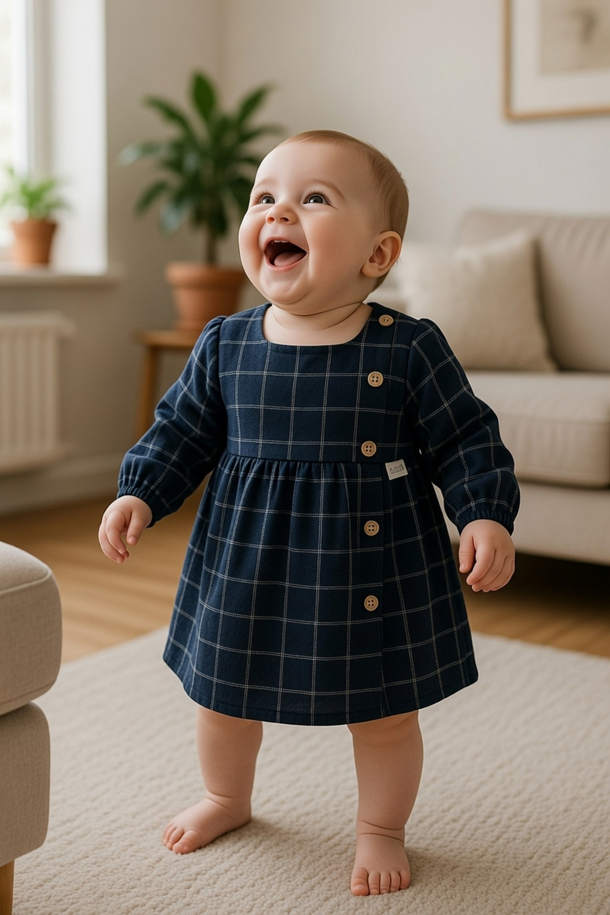 DOKUMA ELBİSE (FESTIVE) LACİVERT