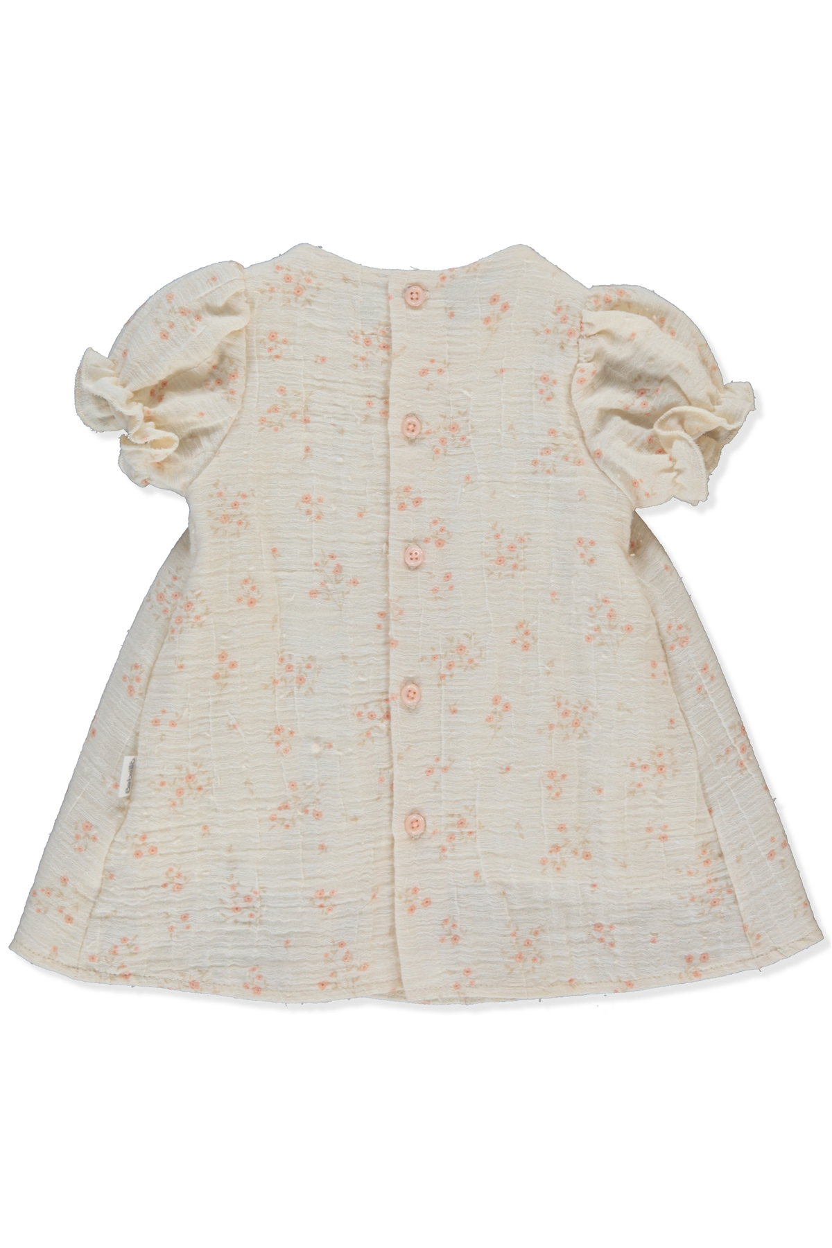 DOKUMA ELBİSE (FLOWERY) BEJ