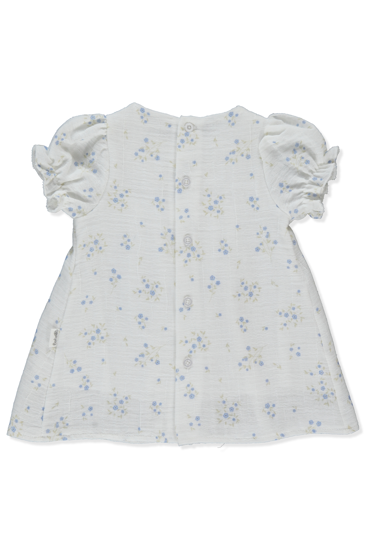 DOKUMA ELBİSE (FLOWERY) EKRU