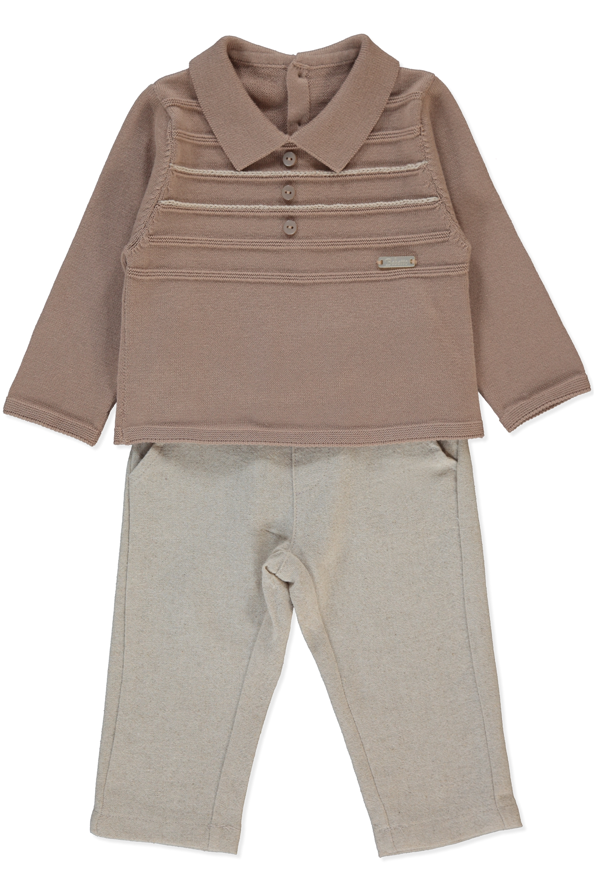 DOKUMA PANTOLON 2Lİ TAKIM (GENTLEMAN) BEJ