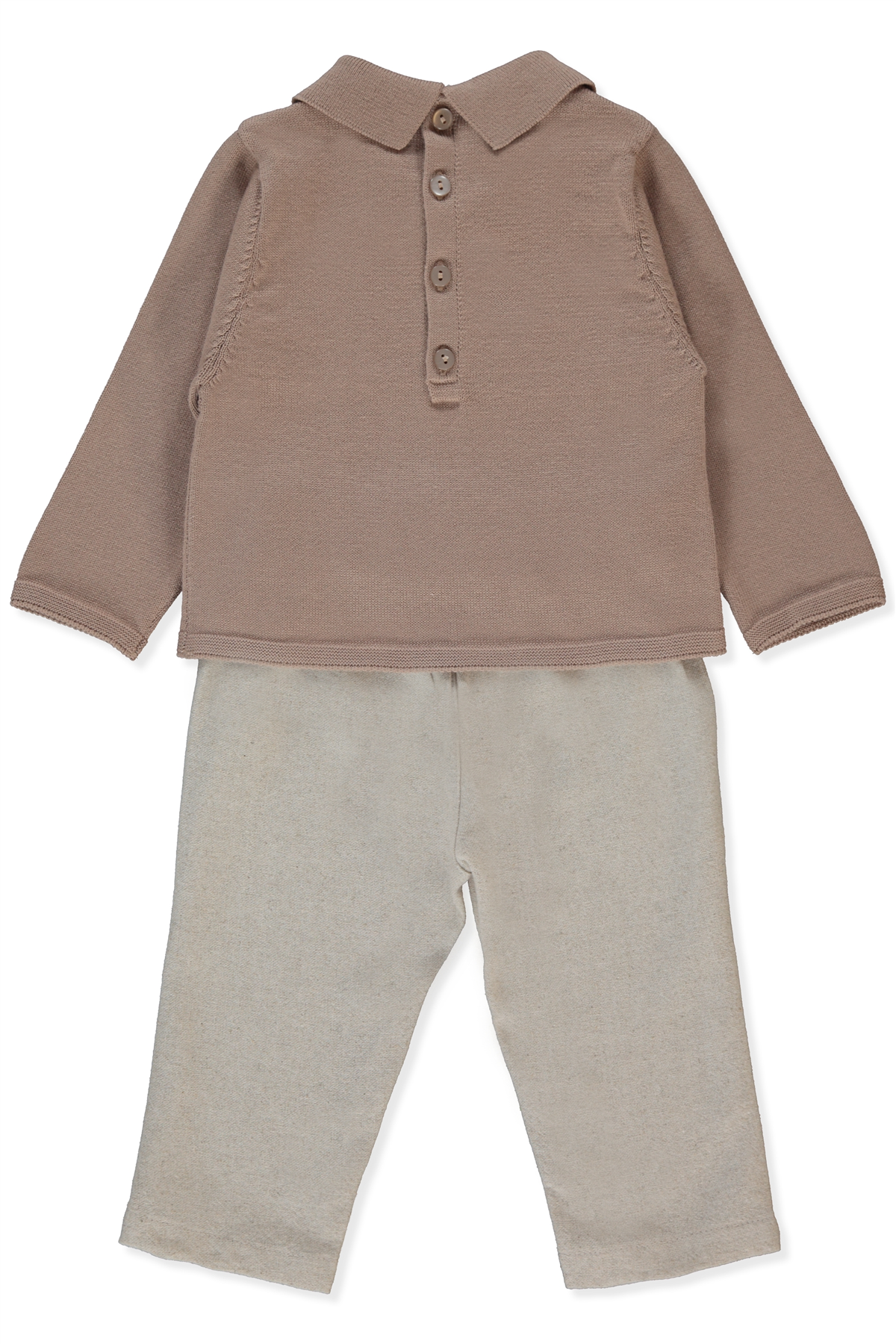 DOKUMA PANTOLON 2Lİ TAKIM (GENTLEMAN) BEJ