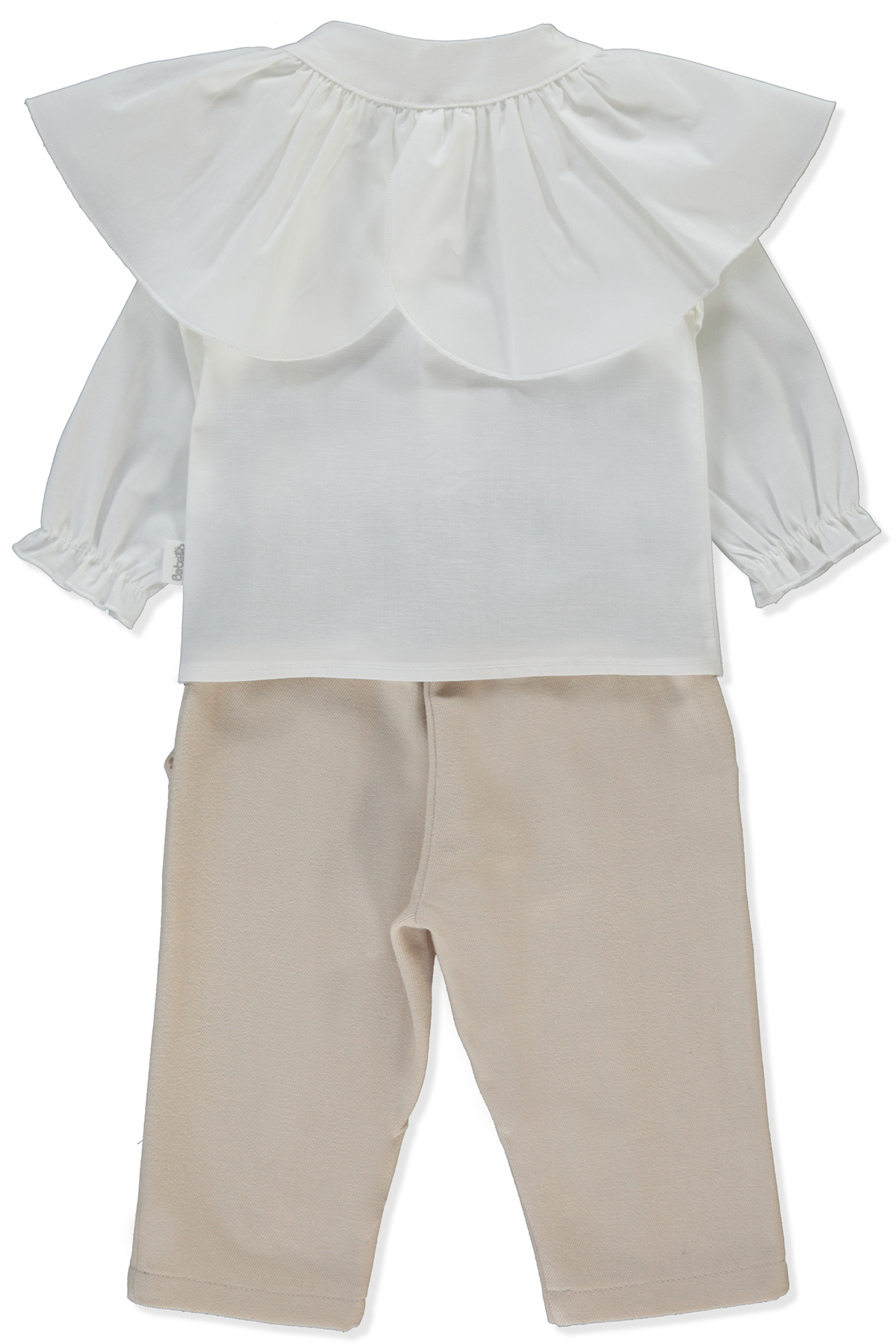 DOKUMA PANTOLON 2Lİ TAKIM (STYLISH) BEJ