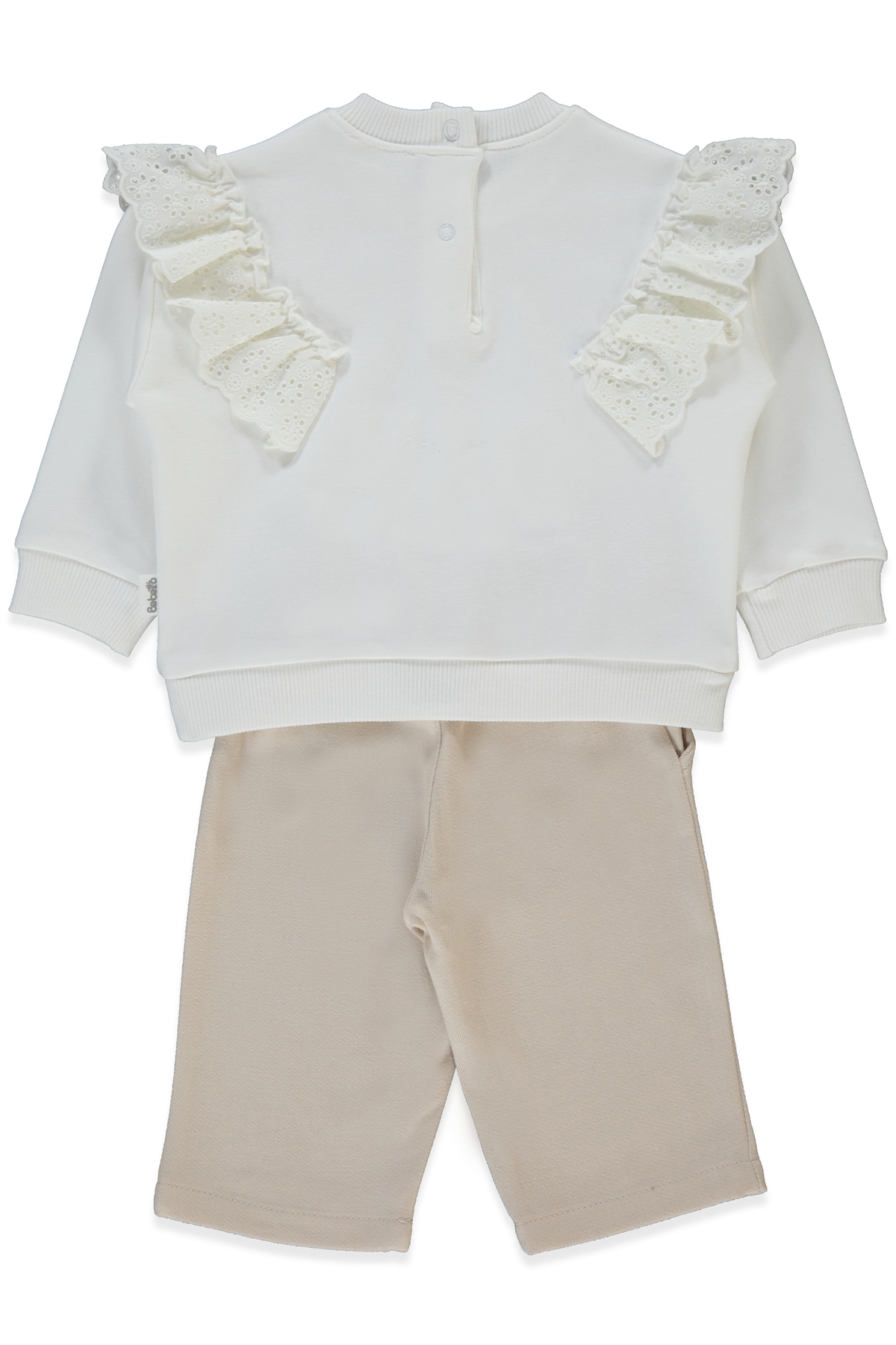 DOKUMA PANTOLON 2Lİ TAKIM (STYLISH) BEJ