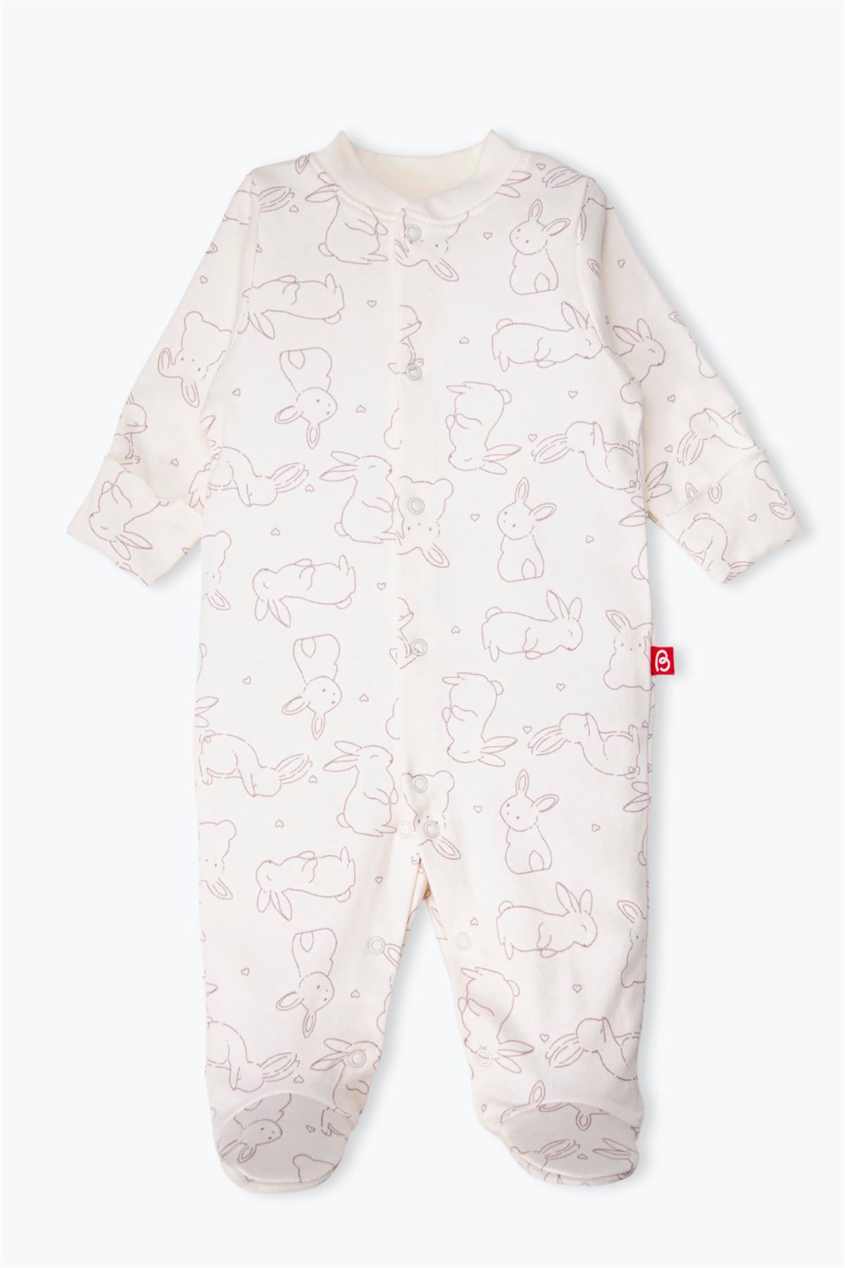 ELDİVENLİ PATİKLİ TULUM 2Lİ (CUTE BUNNY) MOR